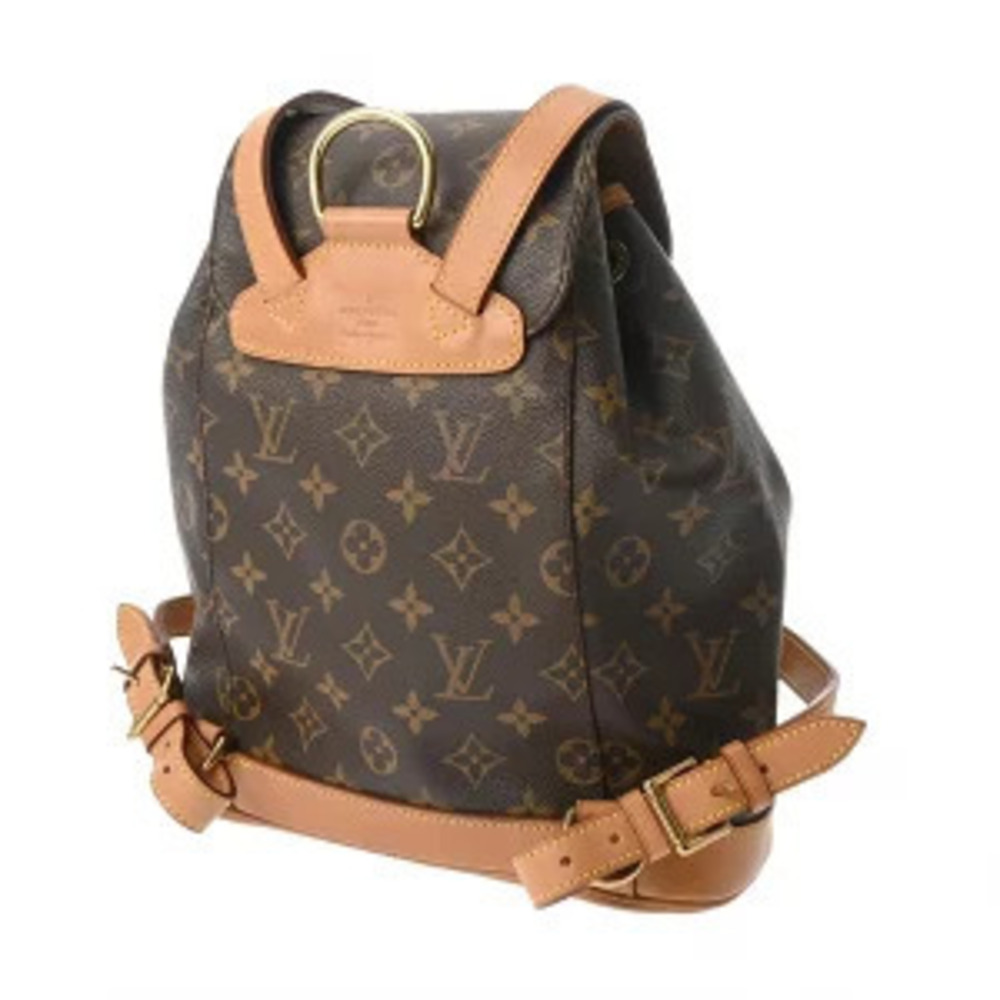 Louis Vuitton Monogram Bag Canvas Brown Montsouris Daypack Backpack Brown